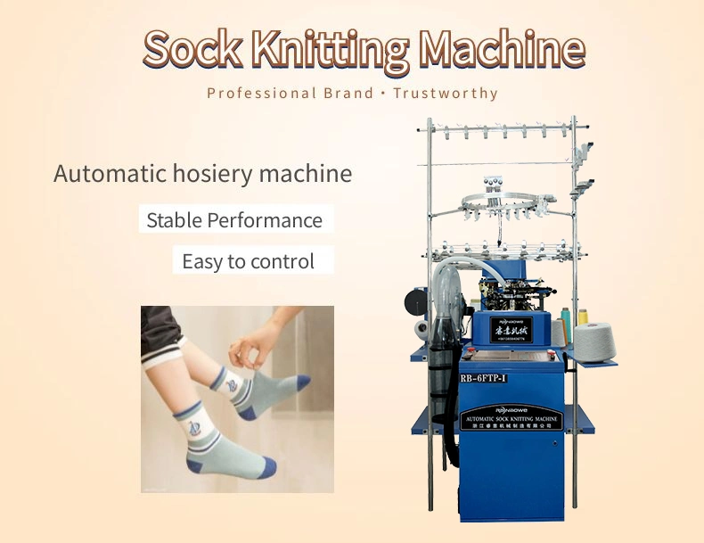 Industrial Socks Knitting Machine for Making Invisible Terry Socks