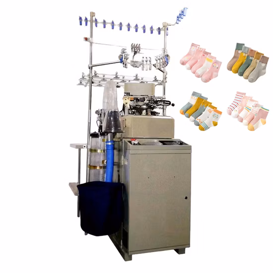 Computer Controlled Automatic Plain and Terry Lonati Socks Stockings Pantyhose Knitting Machine