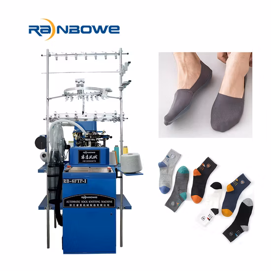 Industrial Socks Knitting Machine for Making Invisible Terry Socks