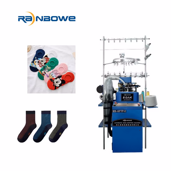 Electricity Saving Rb Terry and Invisible Sock Knitting Machine