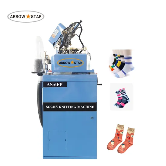 Industrial Automatic 3.5inch Plain Sock Making Machine Hosiery Knitting Machine 