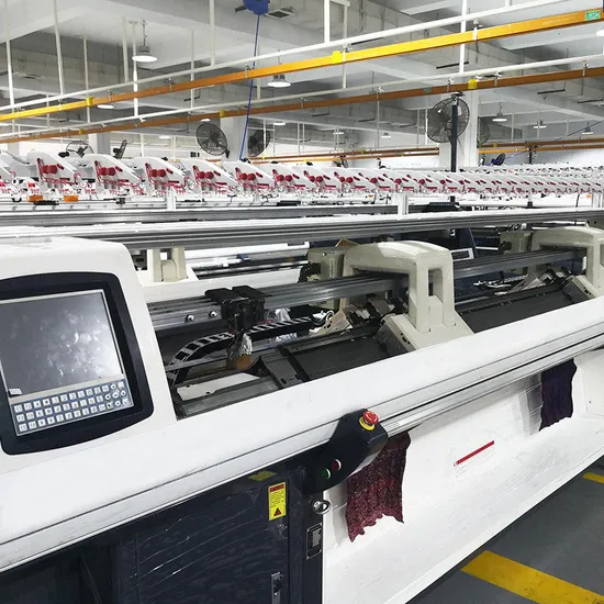 High Speed Fully Computerized Flat Knitting Machine for Sweater Joggers Shoes Socks Sample Textile Yarn Dyeing and Finishing Washing Sewing Laundry Knitting Dry 